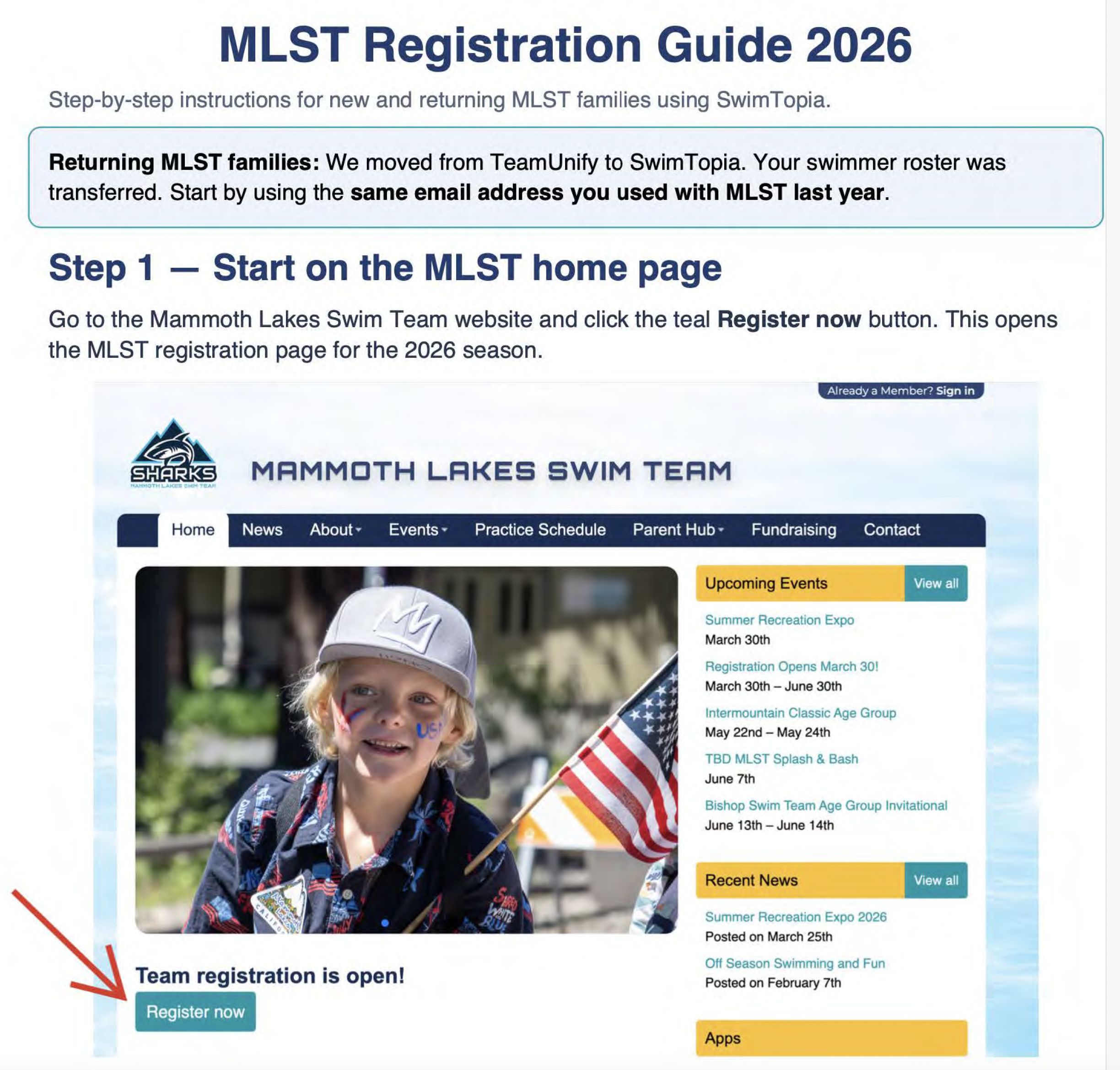 Registration Help