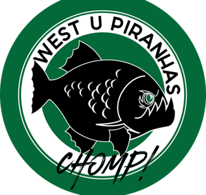 West U Piranhas logo