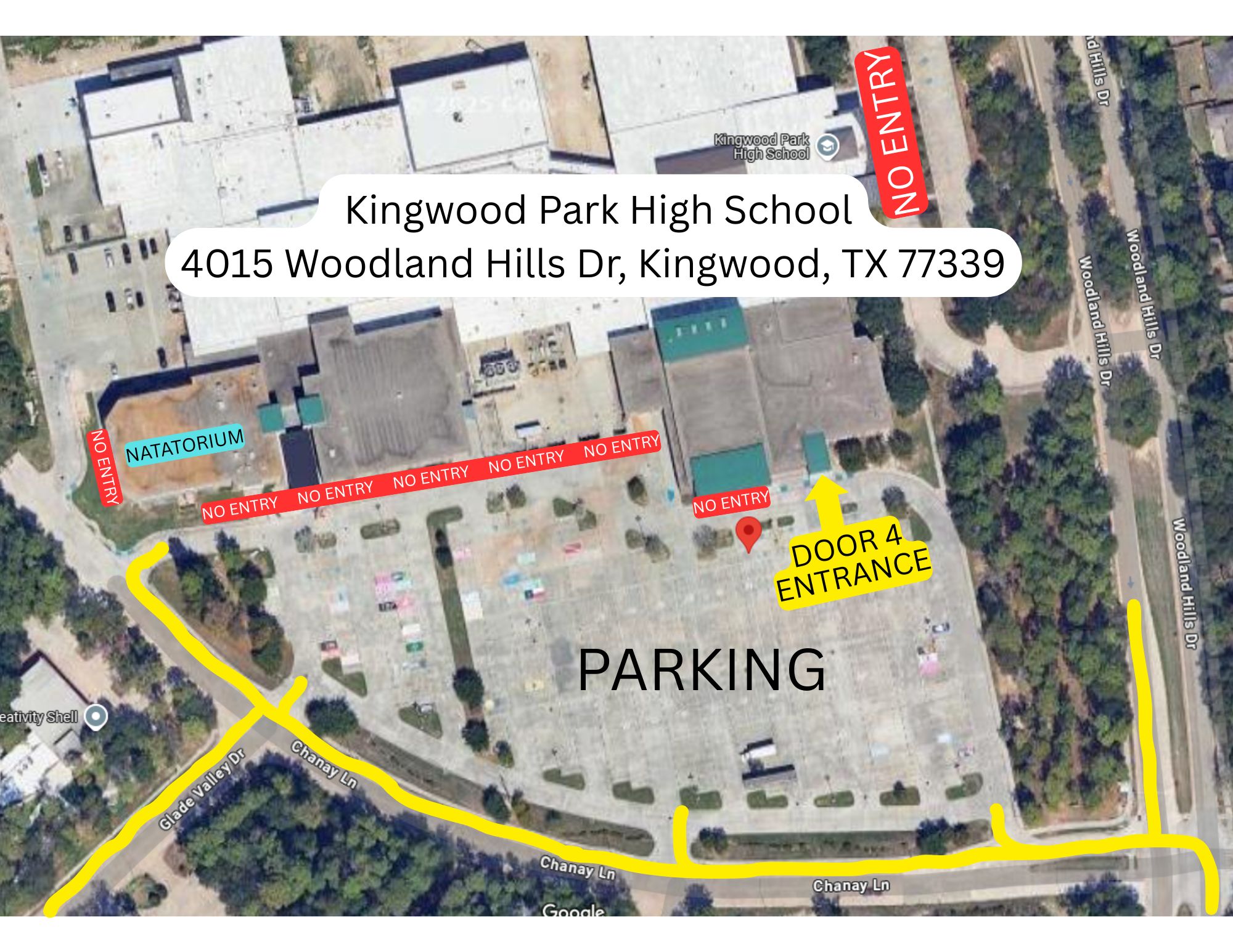 Kingwood Park Exterior Map