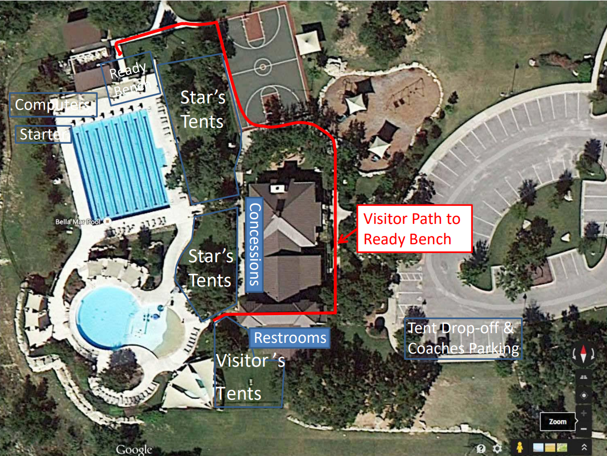 Away Meet Parking Plan & Maps - Brushy Creek Marlins