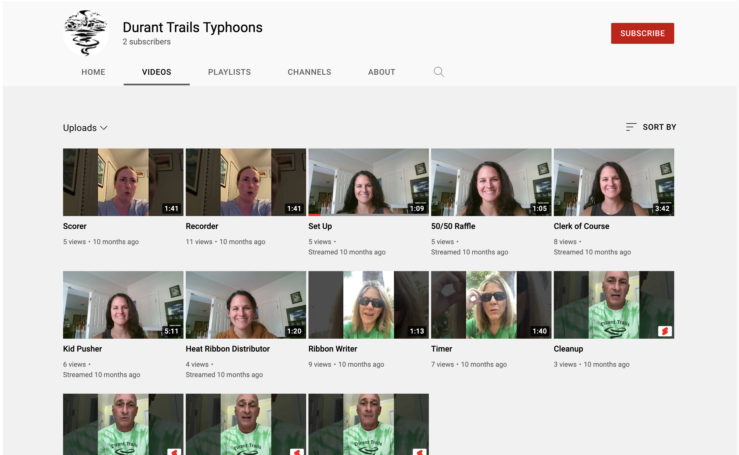 DT Typhoons YouTube Channel