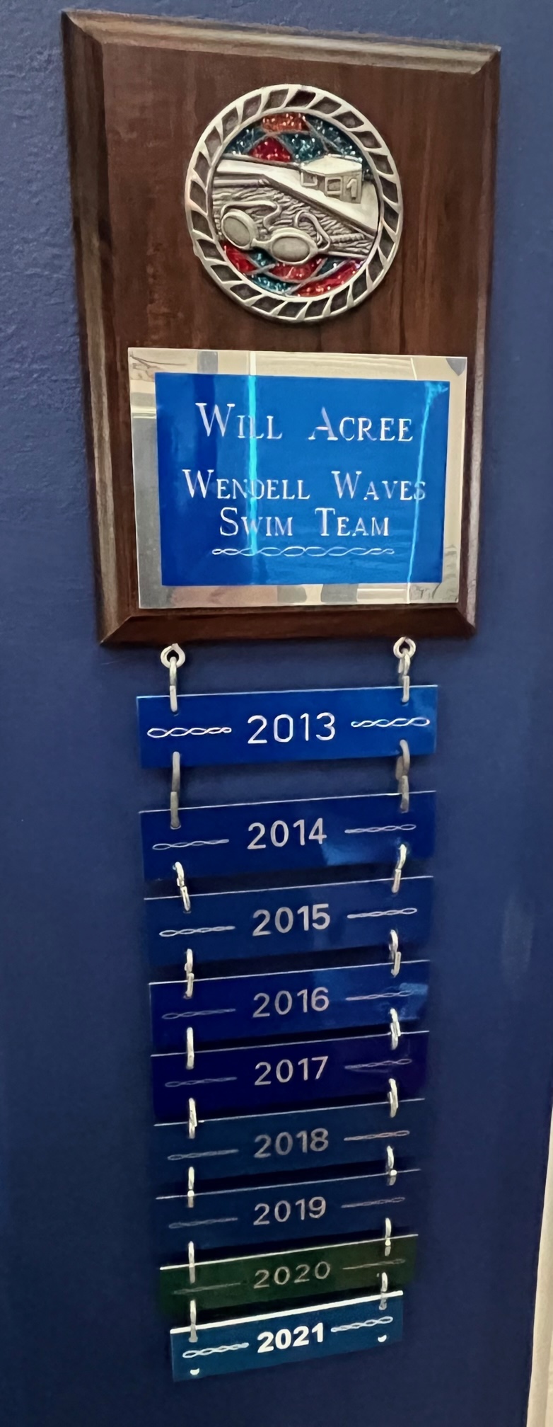 Wendell Waves Plaque